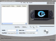 Cucusoft DVD to PSP Converter trial screenshot